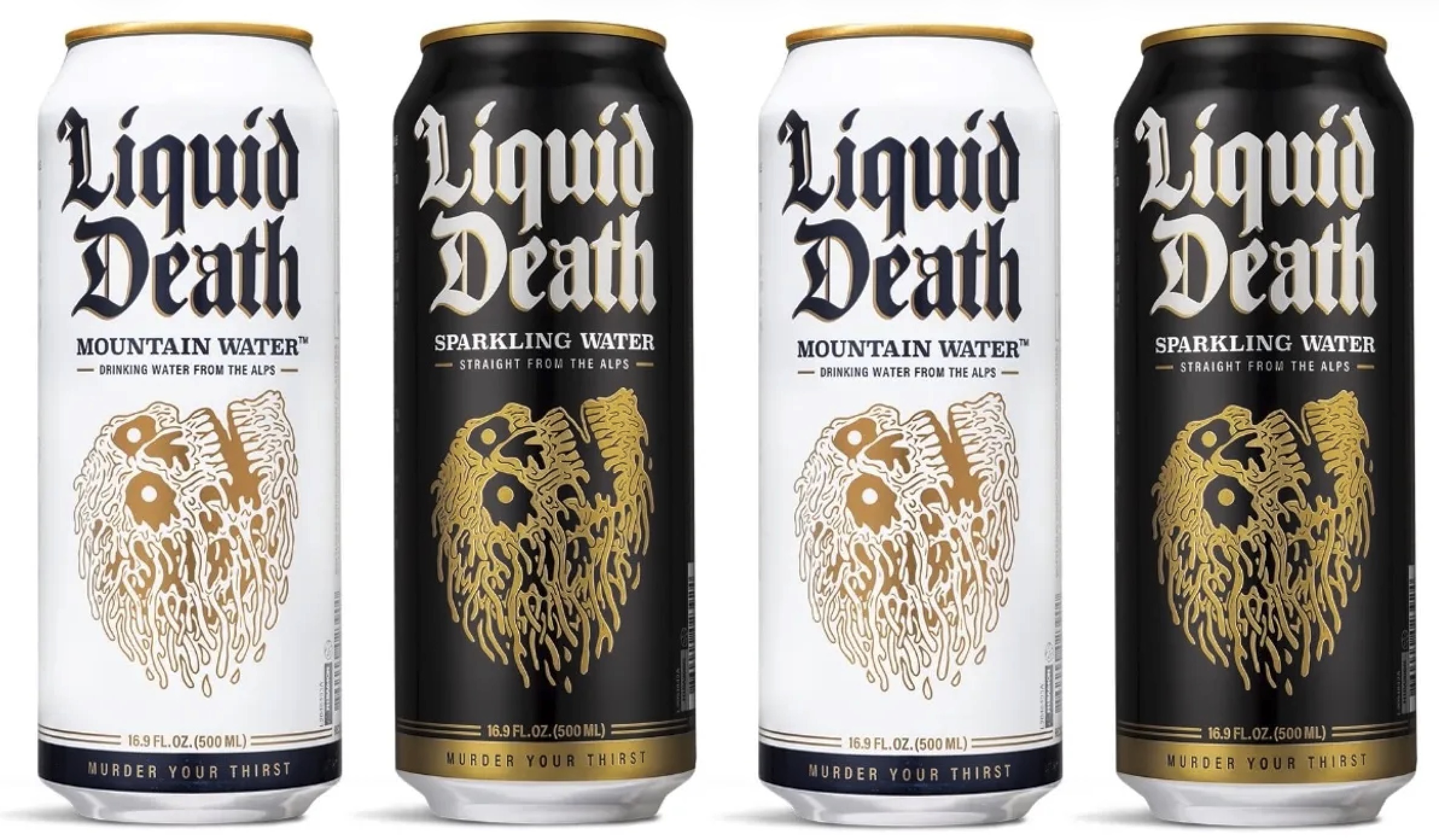 Liquid Death Advert.