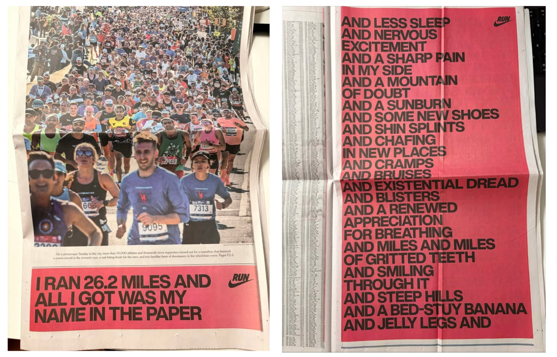 Nike 6 page advert 1 of 3.