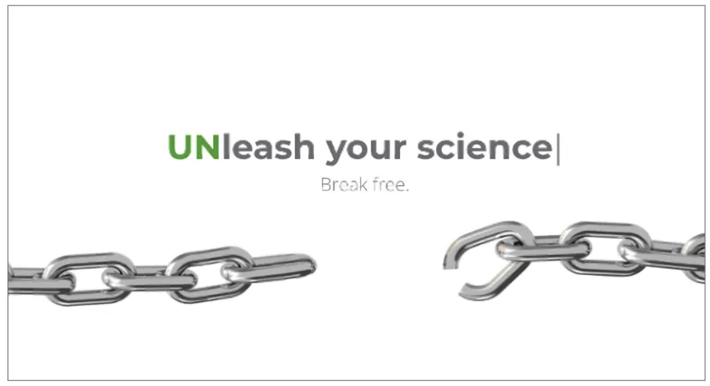 unchained labs advert.