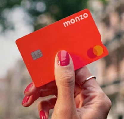 Monzo Bank Card.
